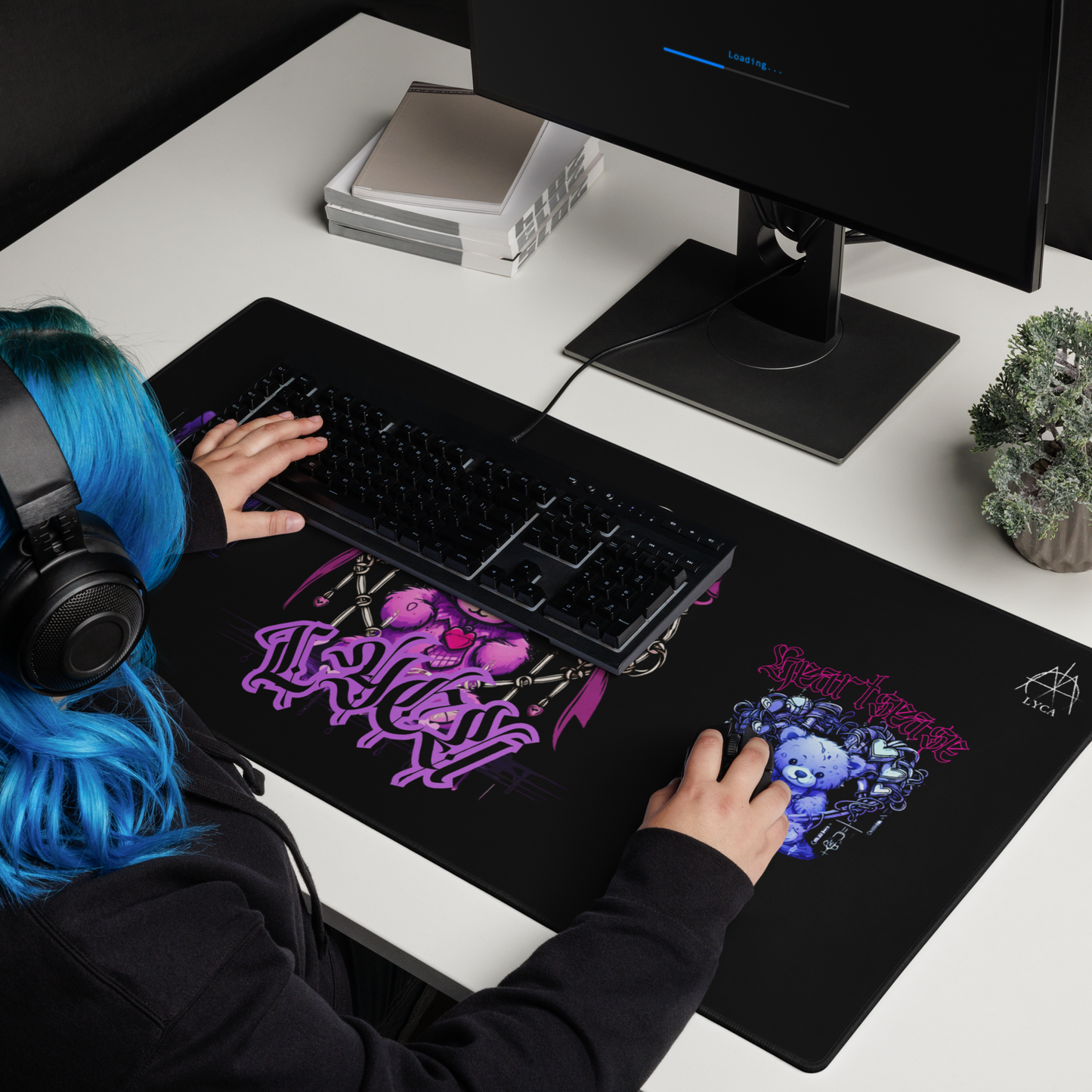 ハート・ベア ゲーミングマウスパッド